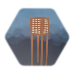 Rustic Japanese Floor Lamp