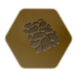 Low detail stone pathway