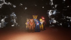 Fnaf custom title WARNING BLOOD