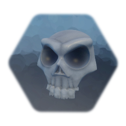 Cartoon skull