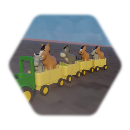 <uipossessvizbody> Dreams Guild - Toy Tractor Trailor