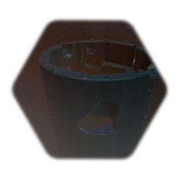 Big Metallic Pipe Tunnel 2 (Damaged)