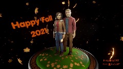 Happy Fall 2021 Postcard