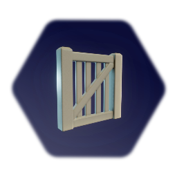 Fence Gate - White Plastic