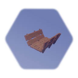 Wooden Cart Bed - TCMP015