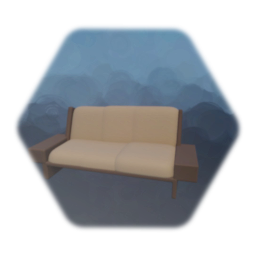 Brown & Beige Modern Couch