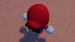 Mario shoots the living crap out of Waluigi