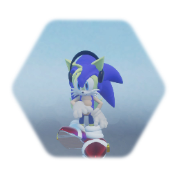 Me in a Sonic costume
