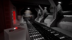 Sci-fi hallway