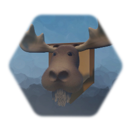 Mounted Moose Head