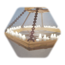 Large medieval chandelier