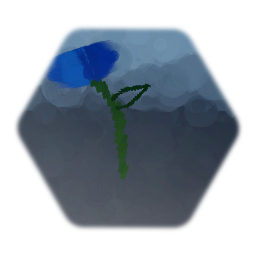 Blue flower