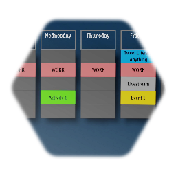 Weekly Scheduling Tool