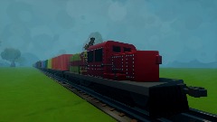 Freight train showdown