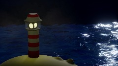 Scenery - lighthouse at night