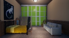 Bedroom - Green Screen