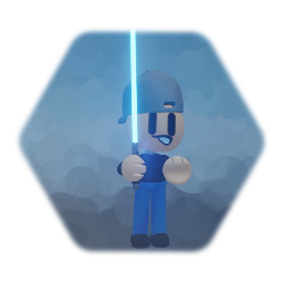 Nour Ashraf With Lightsaber And Using Force