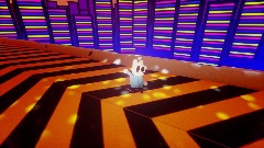 <clue>Paper Supermouse does a neat little dance.