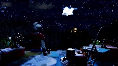blue night