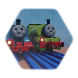 My Trackmaster locomotive Talking Thomas And Percy!