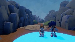 Sonic just run and relax/Apenas corra e relaxe