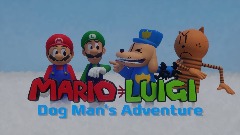 Mario & Luigi: Dog Man's Adventure Title Screen