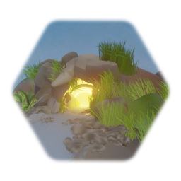 Cave with River (Lost Island Source)