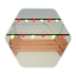 Tren Christmas lights track