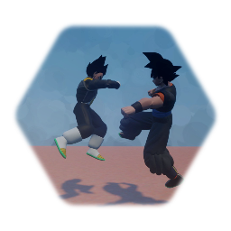 Goku vs Vegeta (Dragon ball jade)
