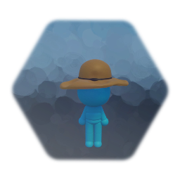 Sun / Beach Hat for Small Puppet