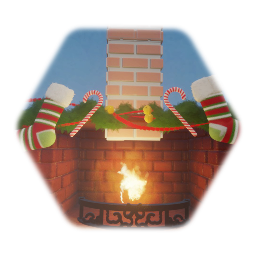 Christmas fireplace