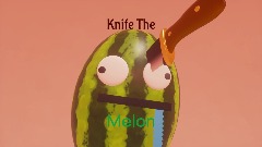 Knife the melon