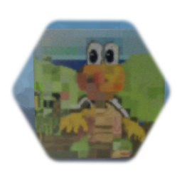 Low Resolution Koopa Troopa Painting