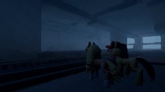 Steampunk train station