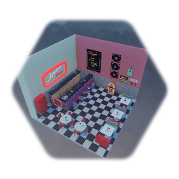 Isometric Room Diner Example 2