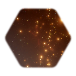Orange Starfield Deep space