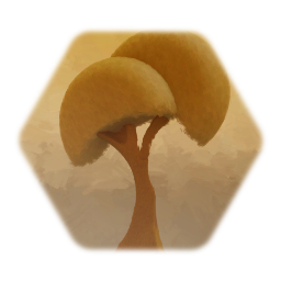 Desertified Realistic Littlebigplanet Tree