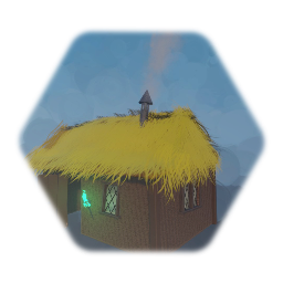 Straw roof cabin - Witch
