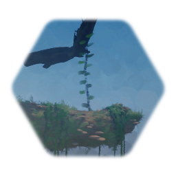 Gently swaying wizened log