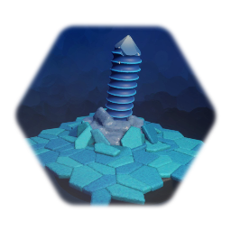 Crystalonia: erupted floor