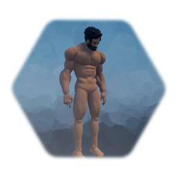 Muscular male puppet 2