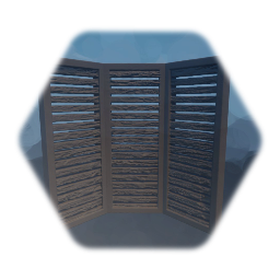Weathered Partition Screen