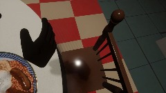 Eating  holographic food