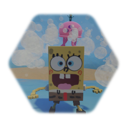 Nicktoons Unite DS SpongeBob Model