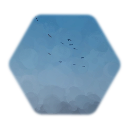 Flying birds