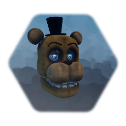 Witherd freddy head sculpt