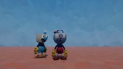 Cuphead and Mugman