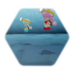 Captain toadette 's scary maze 2p