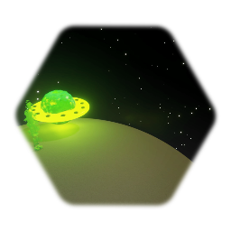 Flying alien prototype