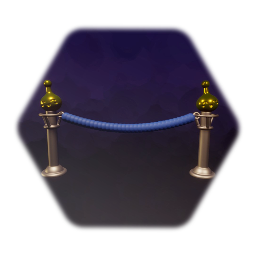 Fancy impy Themed Queue Barrier